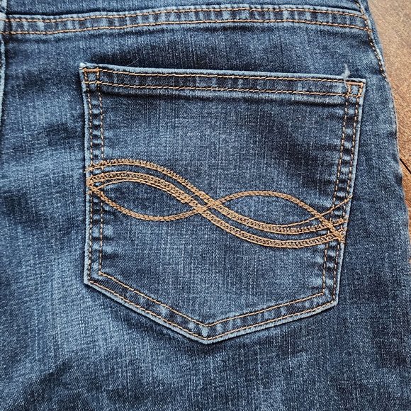 Lee Dark Wash Boot Cut Jeans Size 8 Short - Picture 13 of 14